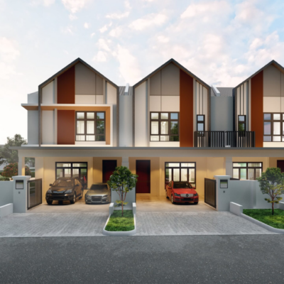 Astera Type B exterior view in Impian Hills